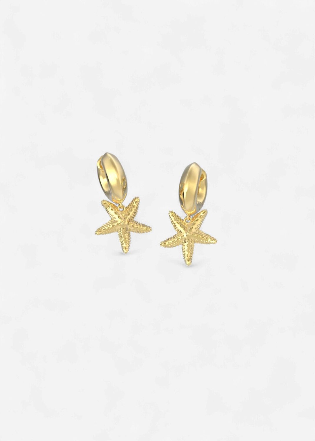 Parker Starfish Huggie Earring-Gold