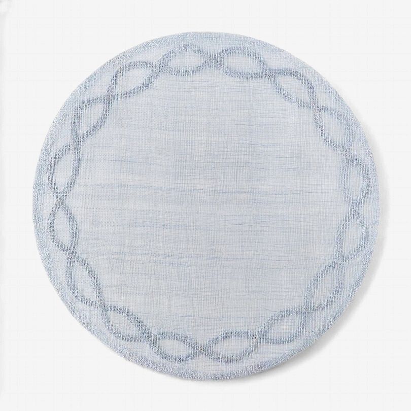Juliska Tuileries Garden Placemat-Chambray-Van Heyningen