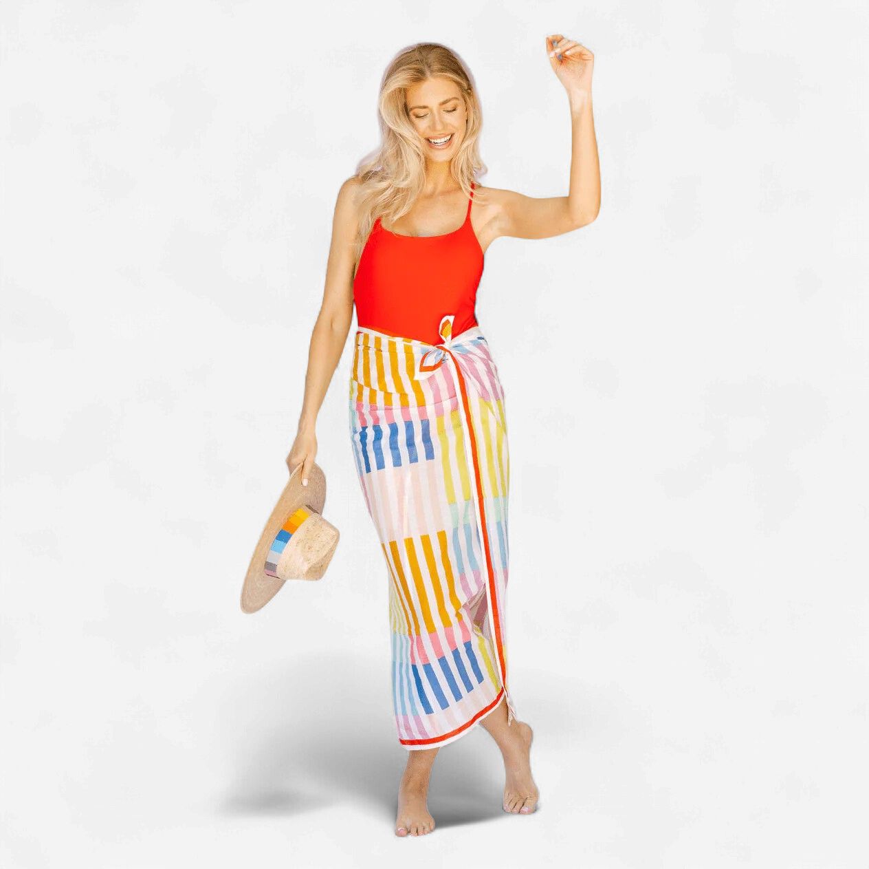 Rainbow Sarong O/S