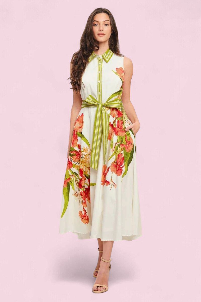 FT Floral Midi Dress