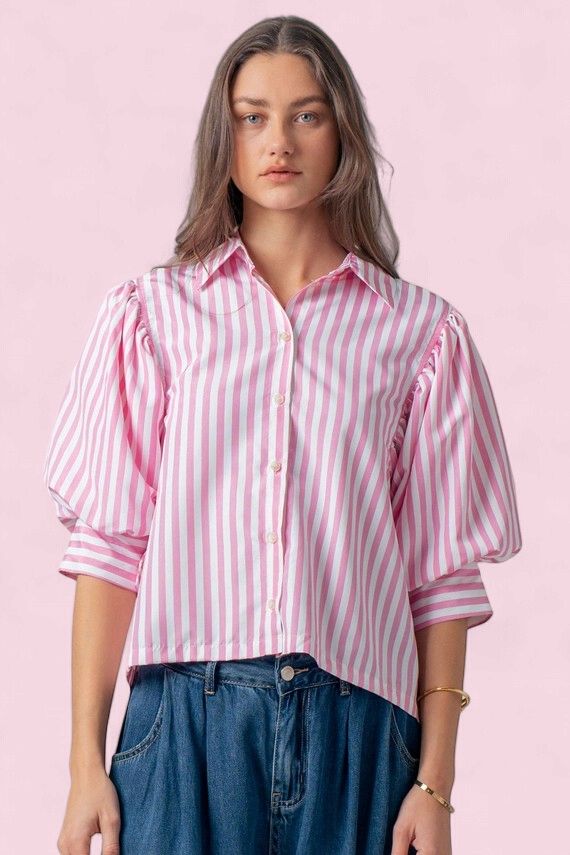 Urban Daizy Western Boho Drop Waist Blouse