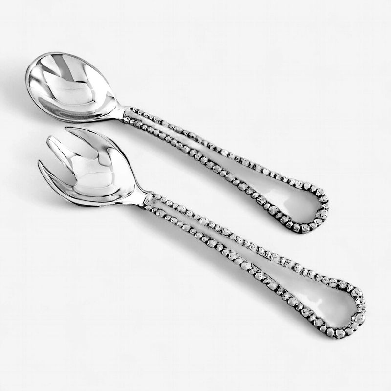 Beatriz Ball Organic Pearl Large Salad Servers-Walker