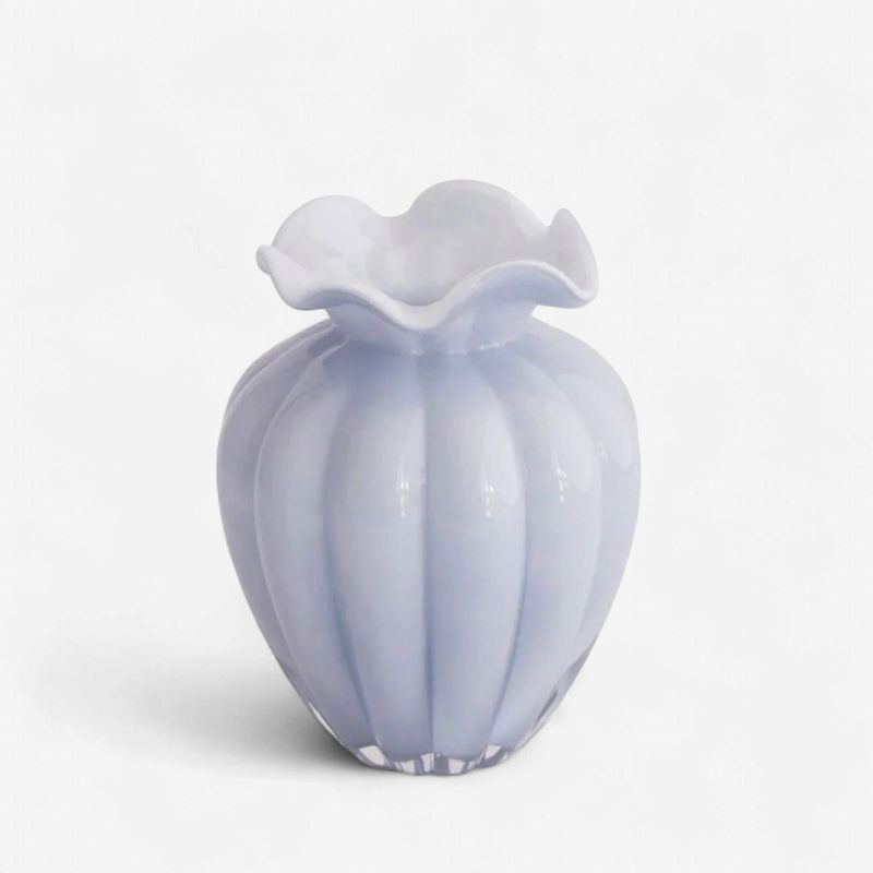 Beatriz Ball Large Vento Vase-Periwinkle-Walker