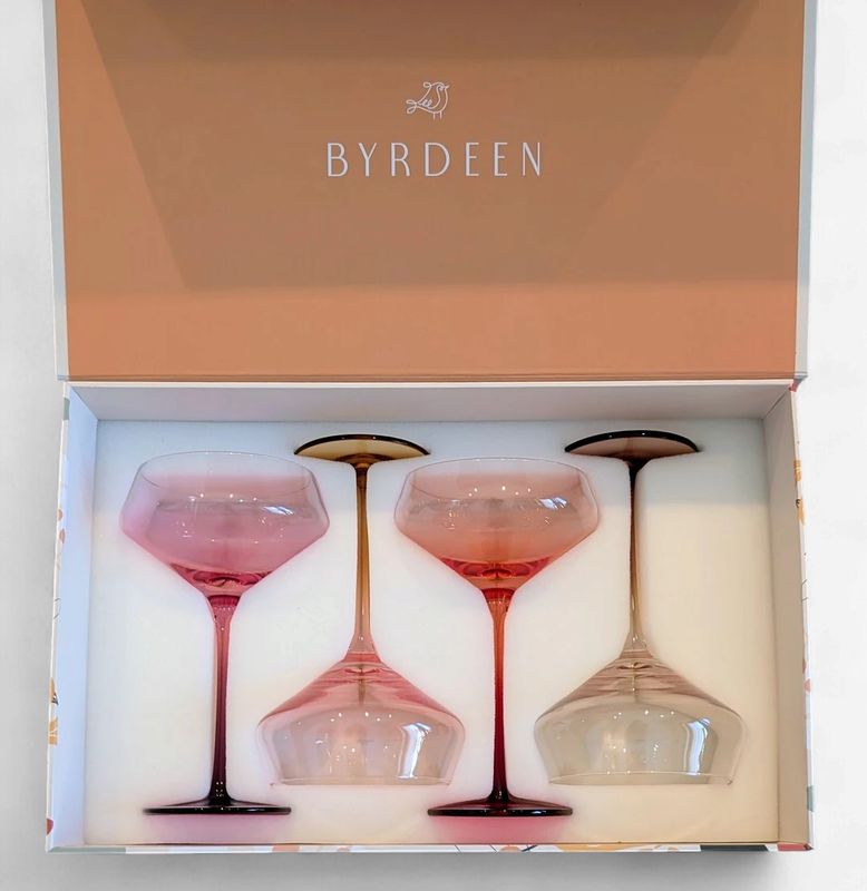 Byrdeen Autumn Coupe Glass S/4