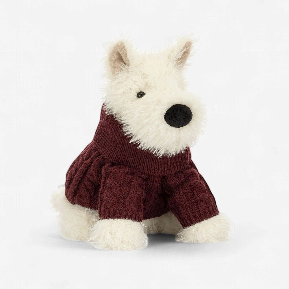 Jellycat Munro Scottie Dog/Winter Jumper Outfit
