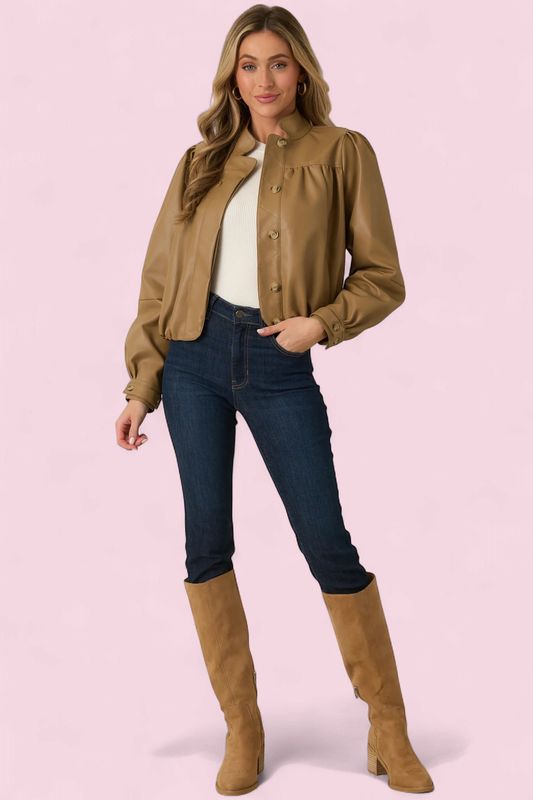 Ashland Vegan Leather Jacket
