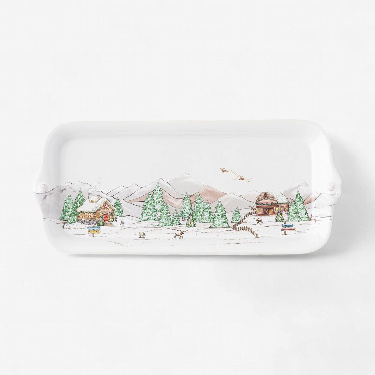 Juliska Berry &amp; Thread North Pole Hostess Tray-Kaufmann