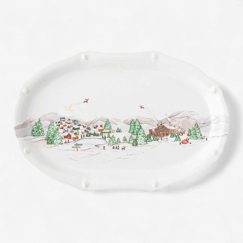 Juliska Berry &amp; Thread North Pole 17" Platter-Lowder