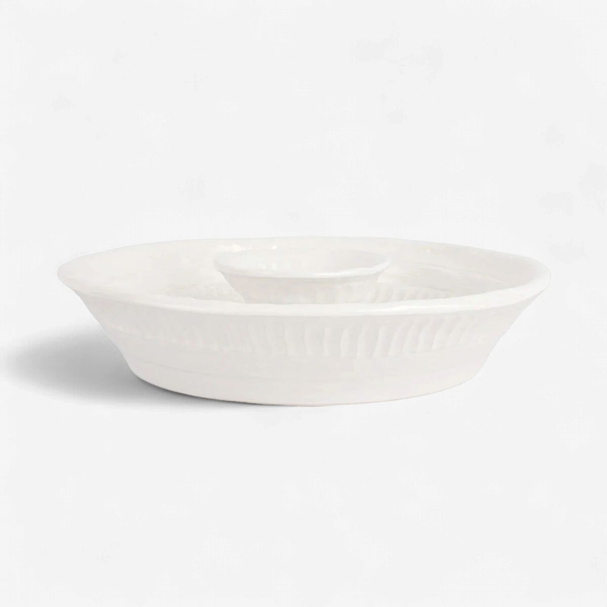 Vietri Pietra Serena Chip &amp; Dip-Lowder