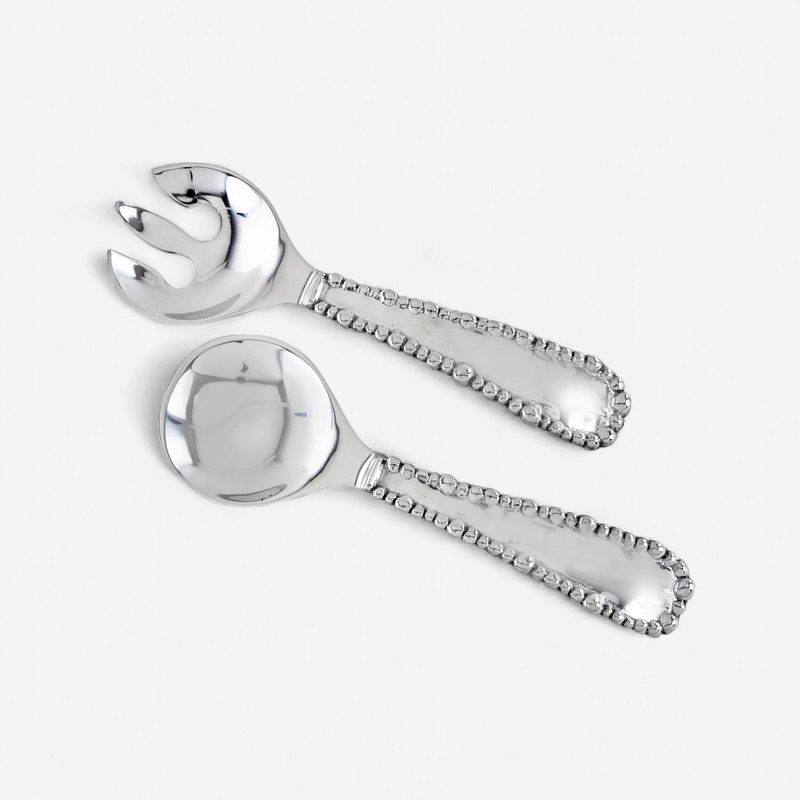 Beatriz Ball Small Organic Pearl Salad Servers-Lowder