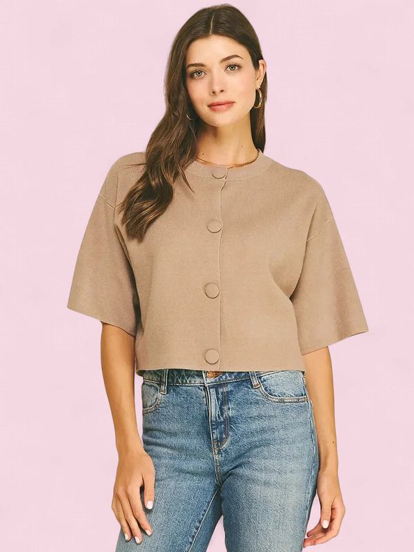 Pinch Mocha Knit Sweater