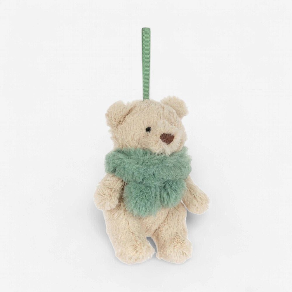 Jellycat Bartholomew Bear Jr.  Winter Warmer Decoration