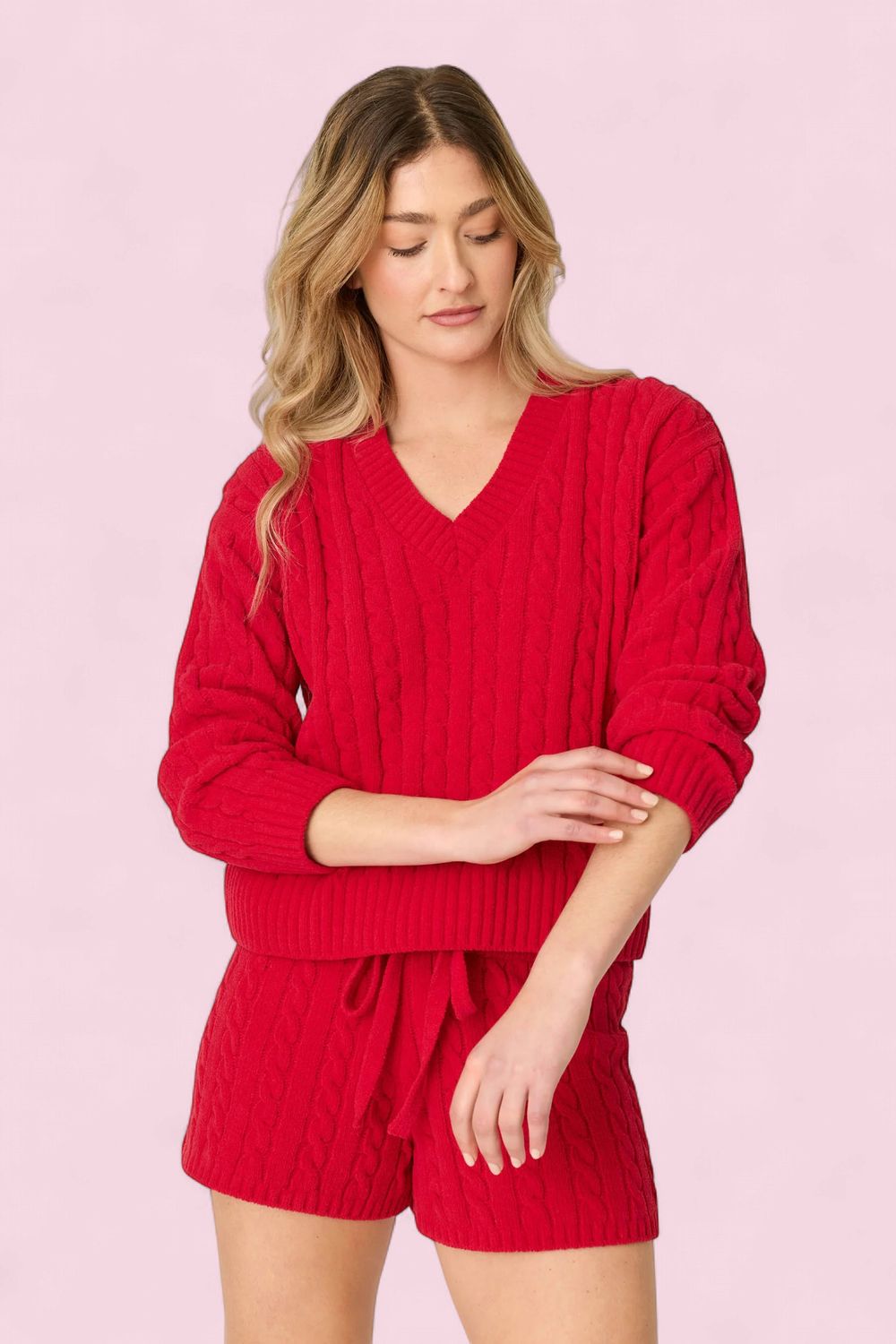 Cozy Chenille Cable Knit Sweater