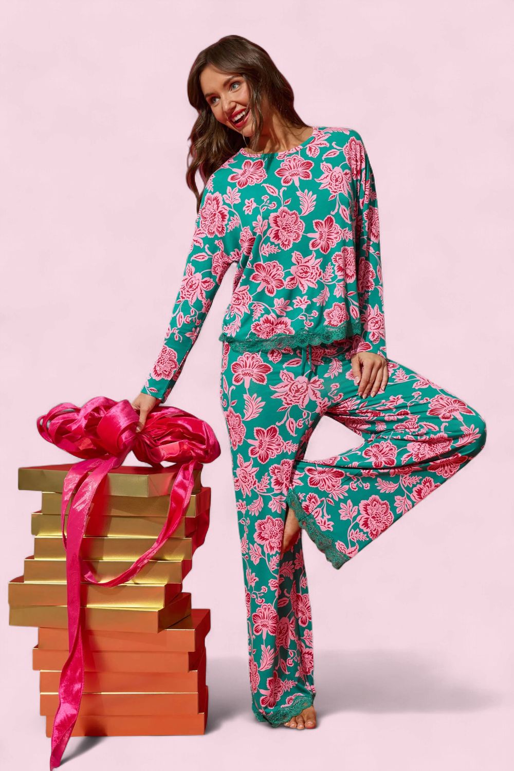 Frosted Floral Dream PJ Set