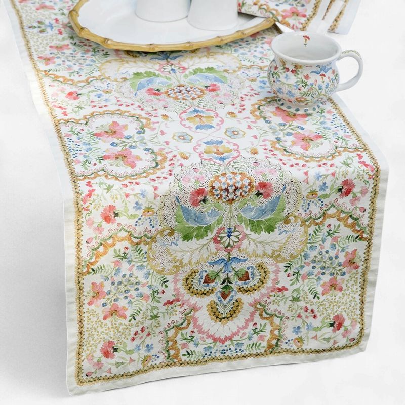 Juliska Sophia Table Runner 18"x90"-Dettmer