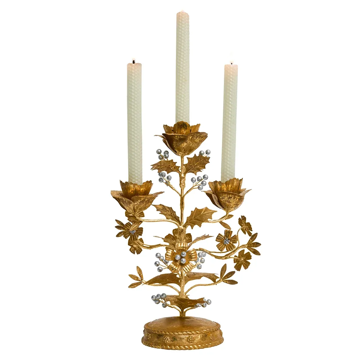 Juliska Forest Walk Holly 13" Candleabra