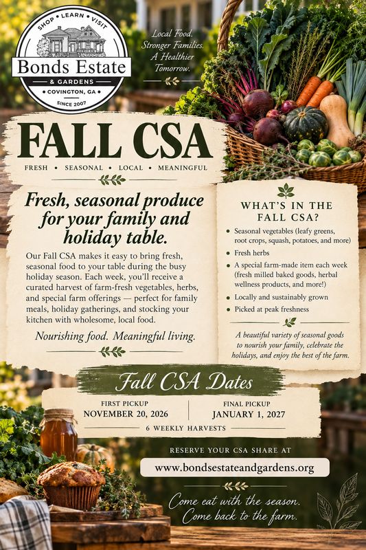 FALL CSA PROGRAM