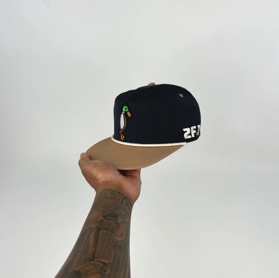 Duck Rope Hat - Black/Tan