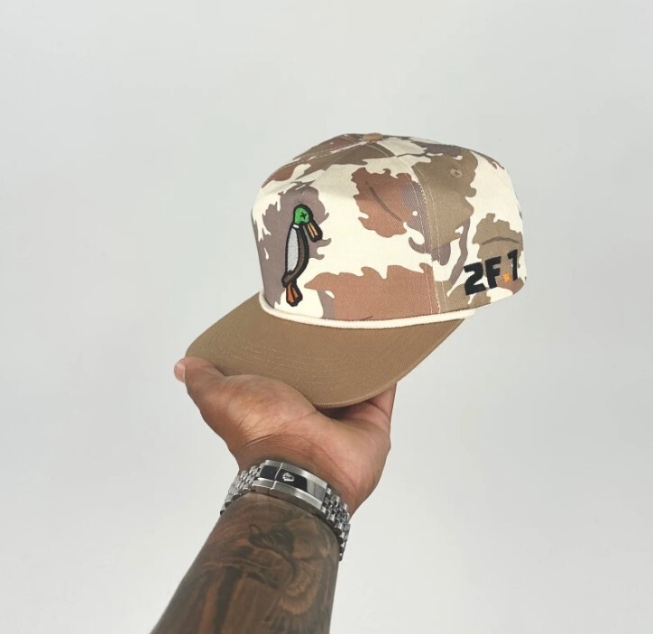 Duck Rope Hat - Camo/Brown