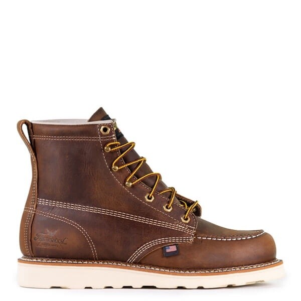 American Heritage 6″ Crazyhorse Moc Toe Wedge™ Boots, Size: 10.5, Width: D