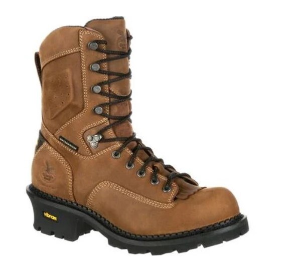 Comfort Core Waterproof Composite Toe Logger Work Boot, Width: M, Size: 10.5
