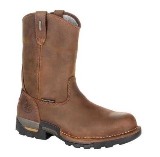 Eagle One Waterproof Wellington Work Boot, Width: D, Size: 10.5