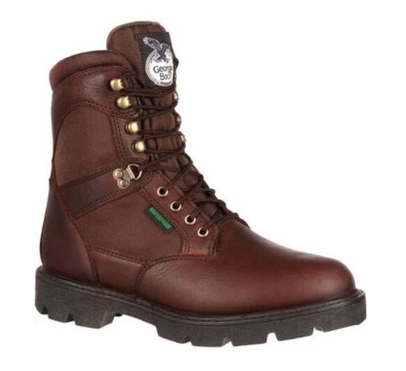 Homeland Waterproof 8&quot; Work Boot, Size: 10.5, Width: M