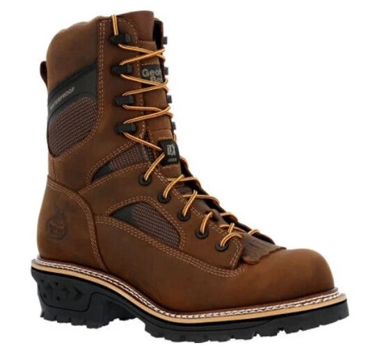 LTX Waterproof Lace to Tow Composite Toe Logger Work Boot, Size: 10.5, Width: M