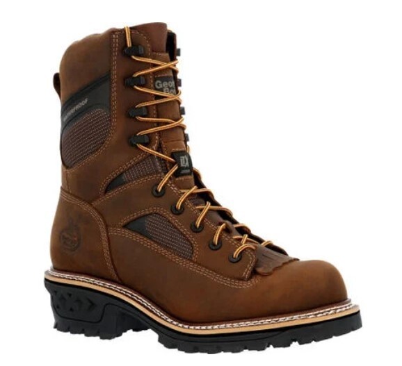 LTX Waterproof Lace to Tow Logger Work Boot, Width: M, Size: 10.5