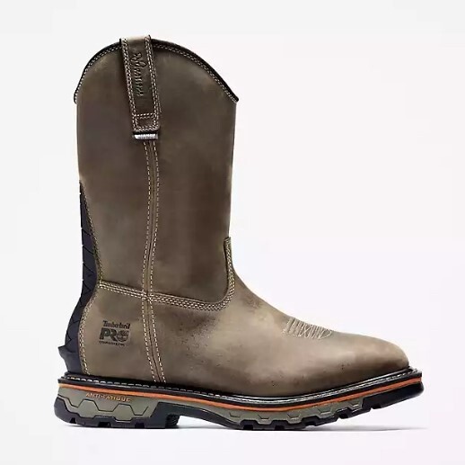 Mens Pullon Turkish Coffee True Grit Waterproof Composite Toe Boot, Size: 7, Width: M