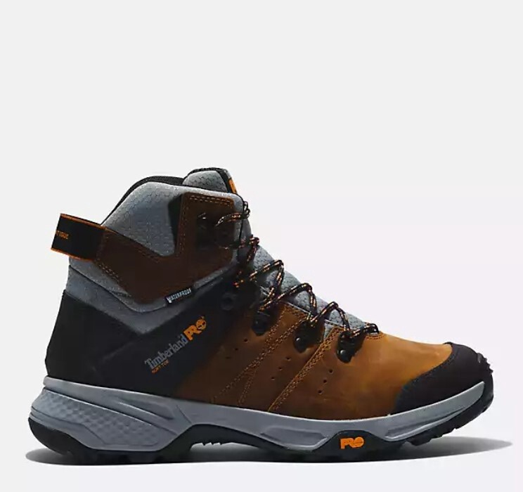 Men&#39;s 6&quot; Brown Switchback Waterproof Soft Toe Boot, Size: 7, Width: M