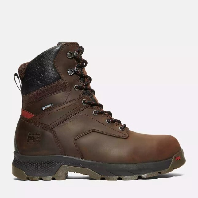 Mens 8&quot; Brown Titan EV Insulated Waterproof Composite Toe Boot, Size: 7, Width: M