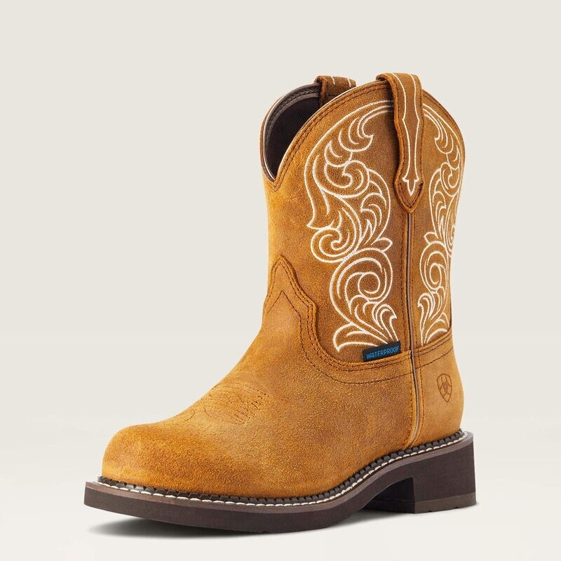 Fatbaby Heritage Waterproof Western Boot, Size: 5.5, Width: B