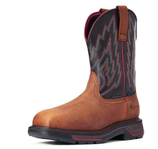 Big Rig Waterproof Composite Toe Mesa Brn/Blk, Size: 8, Width: EE