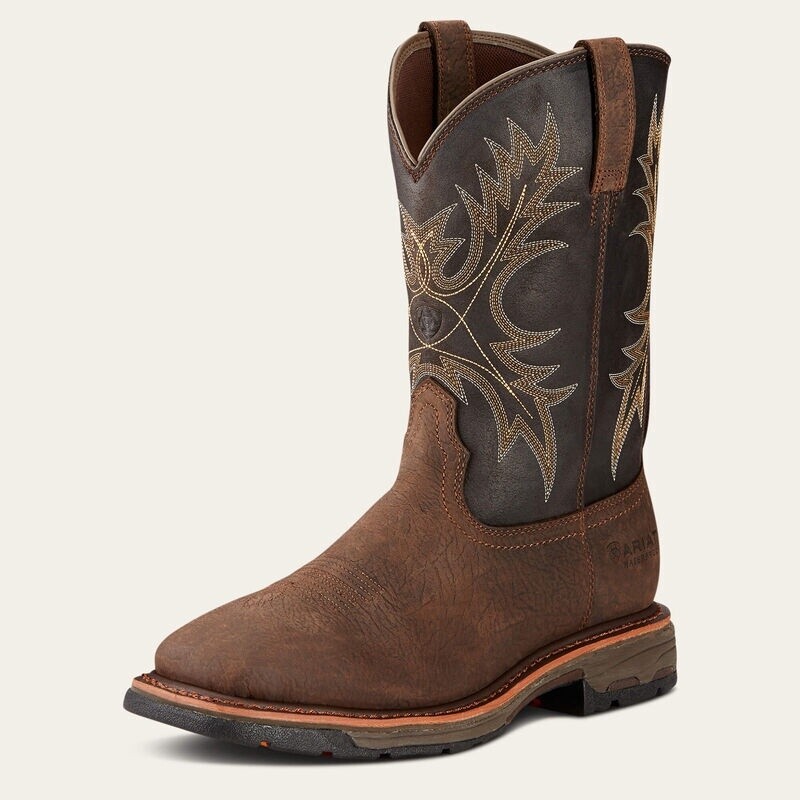 Bruin Brown Workhog Waterproof Work Boot