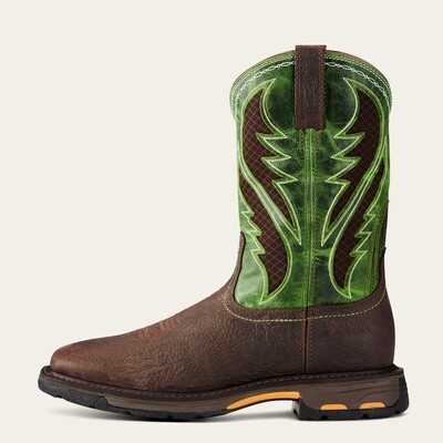 Bruin Brown WorkHog Wide Square Toe VentTEK Work Boot
