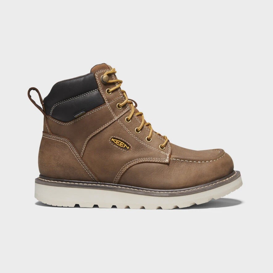 Men&#39;s Cincinnati 6&#39;&#39; Waterproof Soft Toe Wedge Sole Boot