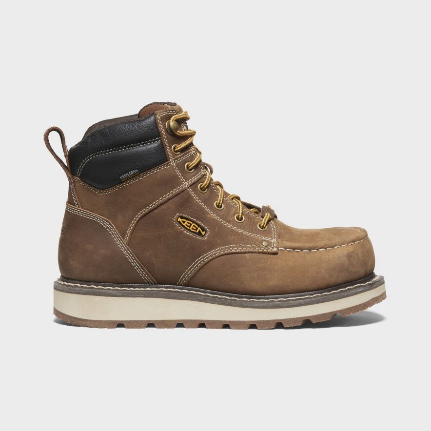 Men&#39;s Cincinnati 6&#39;&#39; Waterproof Safety Toe Wedge Sole Boot