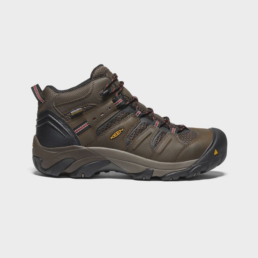 Men&#39;s Lansing Mid Waterproof Safety Toe Boot