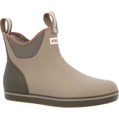 Mens 6&quot; Ankle Deck Boots