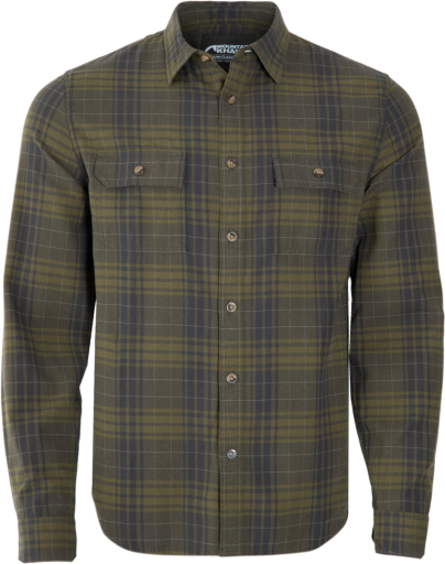 PARK FLANNEL CL, Size: Large, Colour: F MOSS, Season: FALL 2024