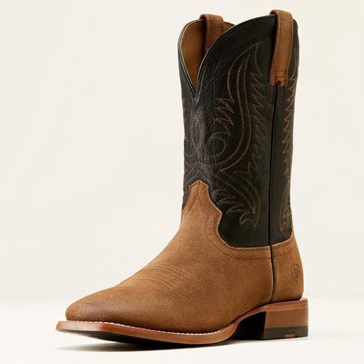Ranch Brown Suede Circuit Paxton Cowboy Boot