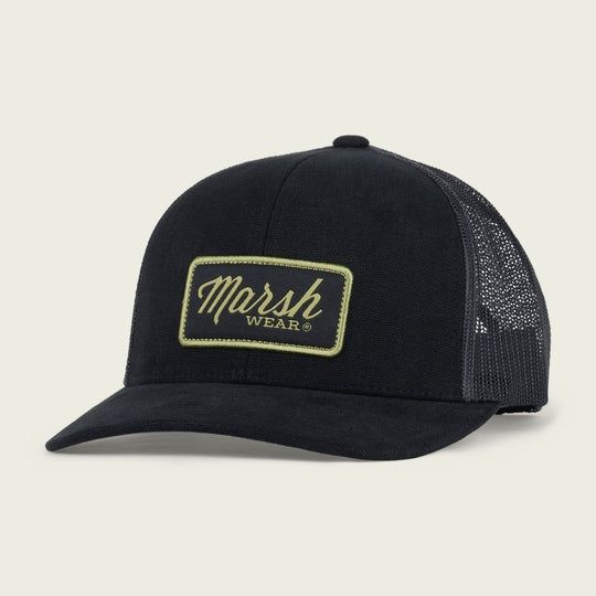 Script Trucker Hat, Color: BLK-Black, Size: One Size