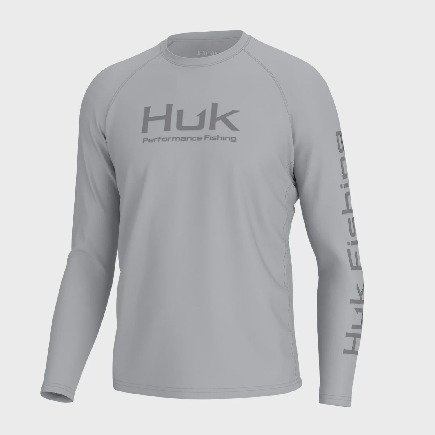 Pursuit Performance Long Sleeve Crew Shirt, Color: 034-Harbor Mist, Size: SML