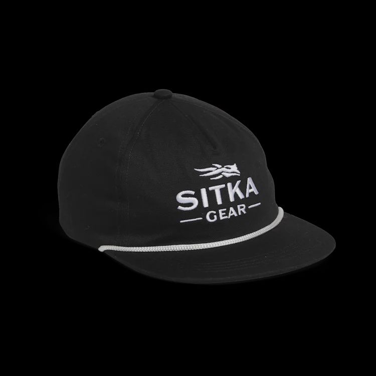 Cornerstone Unstructured Snapback Hat - Sitka Black