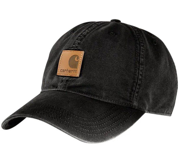 Velcro Strap Canvas Cap, Color: 001-Black