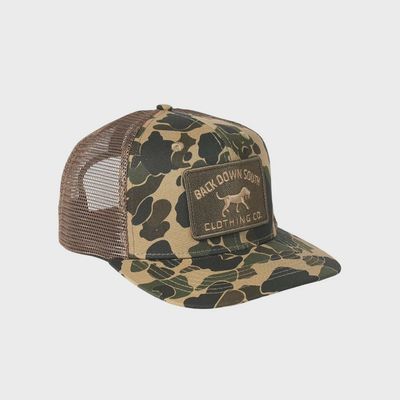 Pursuit Trucker Hat - Duck Camo