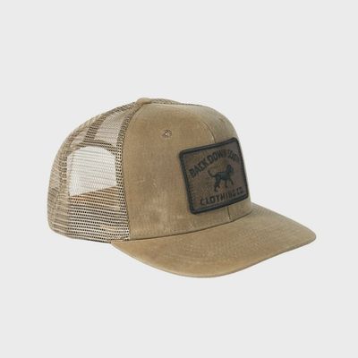 Waxed Pursuit Trucker Hat - Mud