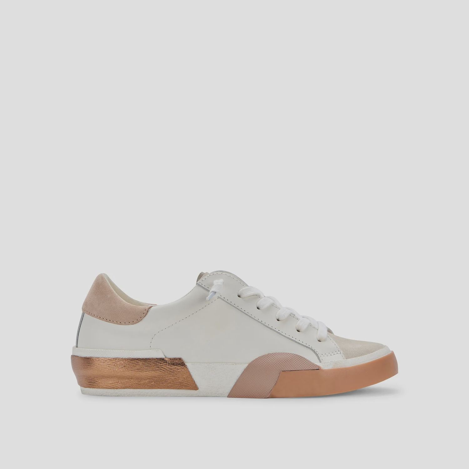 Zina Sneakers, Size: 6, Color: White/Tan