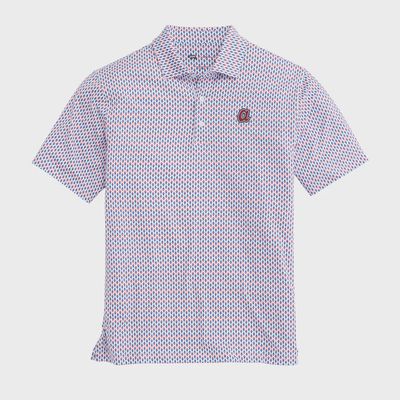 Atlanta Braves Cooperstown Feather Polo